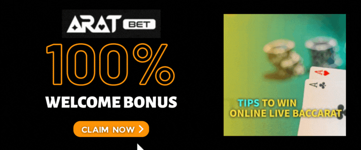 Aratbet 100% Deposit Bonus - 10 Tips for Winning Baccarat
