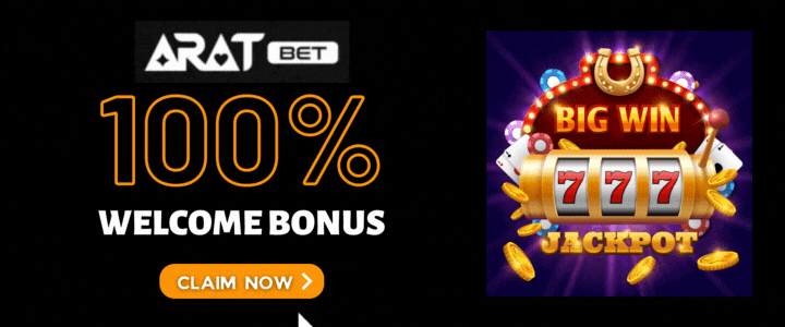 Aratbet 100% Deposit Bonus - Jackpot Online Slots