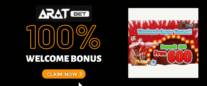 Aratbet 100% Deposit Bonus - Weekend Super Bonus