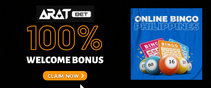 Aratbet 100% Deposit Bonus - Online Bingo Philippines