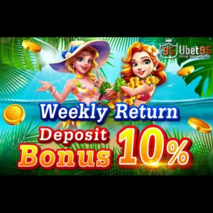 Ubet95 - Weekly Return 10% Deposit Bonus - Logo - Ubet95a