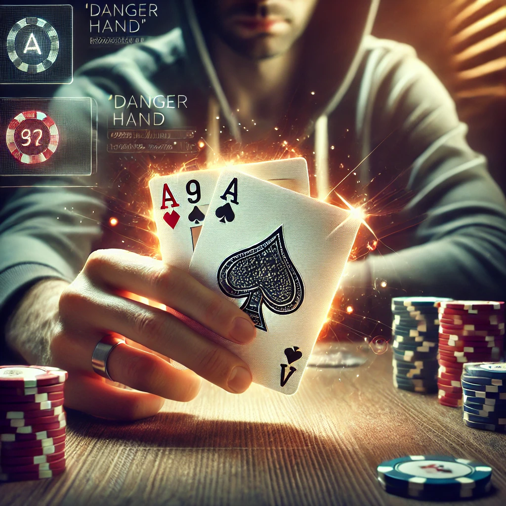 How to play Danger Hands in Online Poker - Logo - Ubet95a